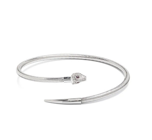 Браслет Nobile из 18-каратного белого золота с рубинами