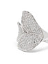 Anillo Giardini Segreti de oro blanco de 18 kt y diamantes