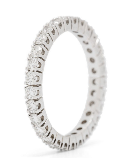 18kt white gold diamonds ring