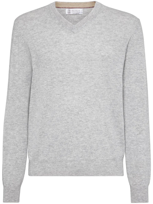 V-neck cashmere jumper