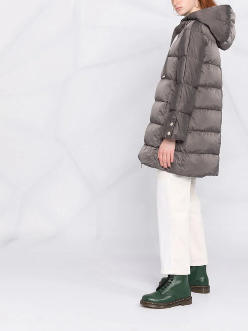 hooded padded coat