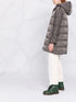 hooded padded coat