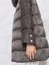 hooded padded coat