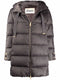 hooded padded coat
