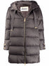 hooded padded coat