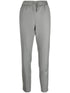 drawstring straight-leg trousers