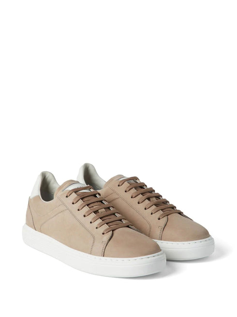 suede lace-up sneakers