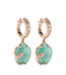 18K rose gold Petit Joli Lunaire diamond earrings