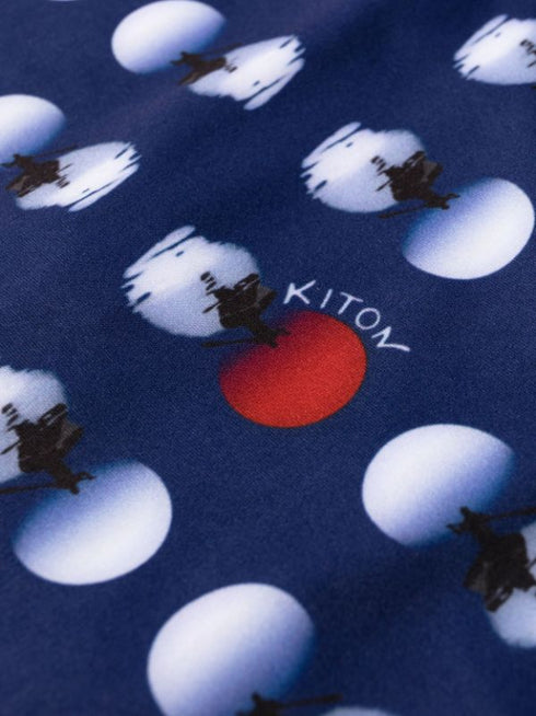 traje de baño con estampado de lunares