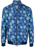 graphic-print bomber jacket