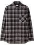 checked flannel shirt