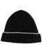 cashmere ribbed beanie