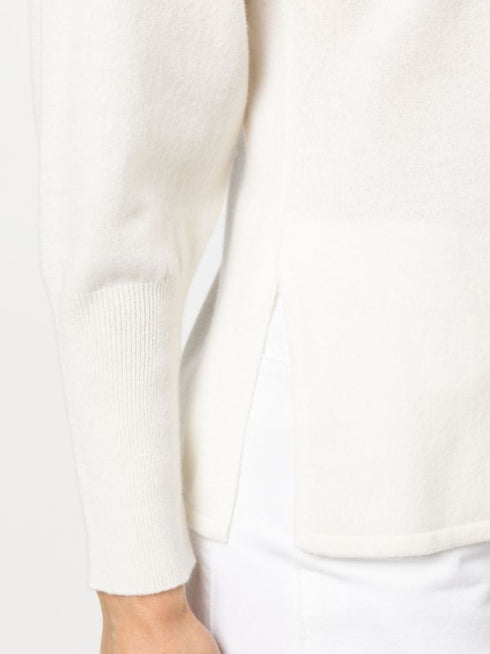 трикотажный джемпер с приталенными манжетами