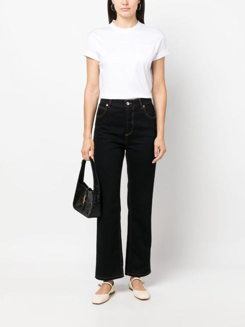 patch-pocket cotton T-shirt