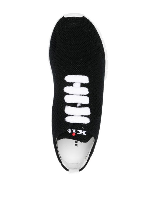 fully-perforated low-top sneakers