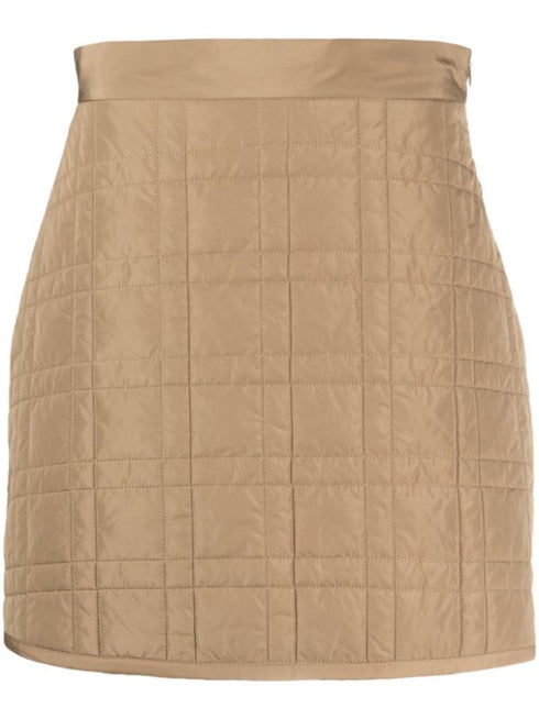 falda acolchada de cintura alta