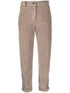corduroy cropped trousers