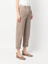 corduroy cropped trousers