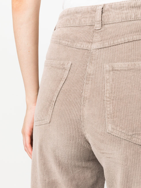 corduroy cropped trousers