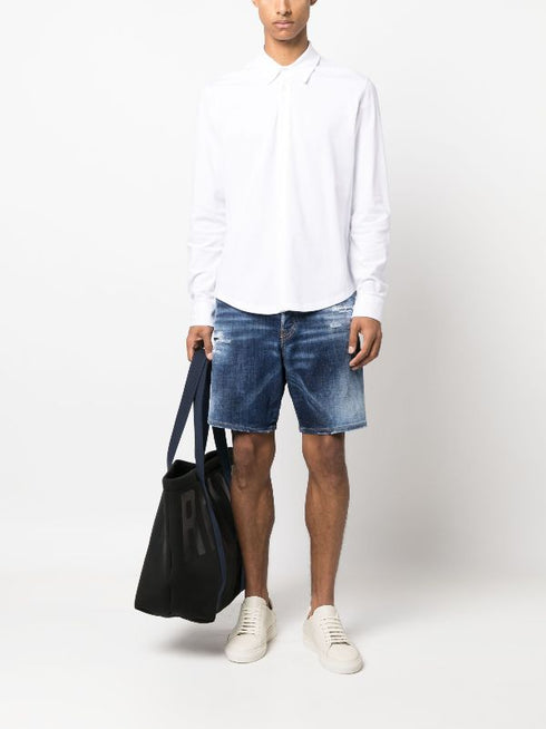 Рубашка из хлопка пике Giles