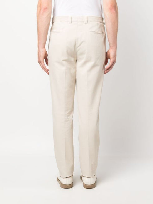 pantalones chinos de algodón cónicos