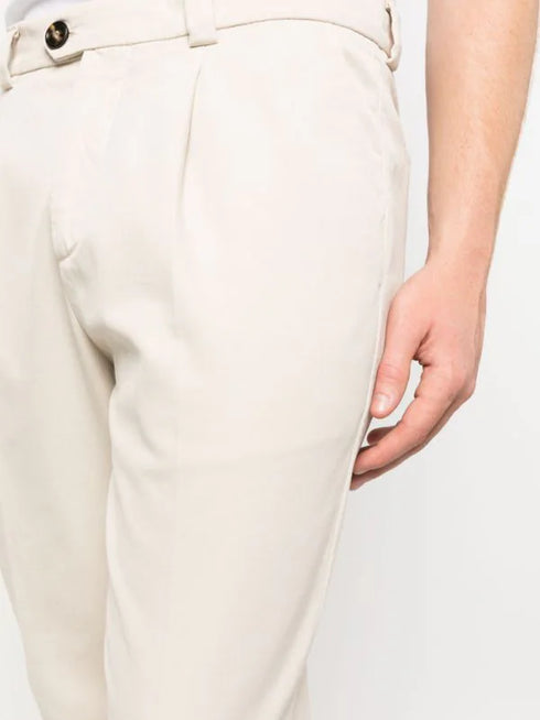 pantalones chinos de algodón cónicos