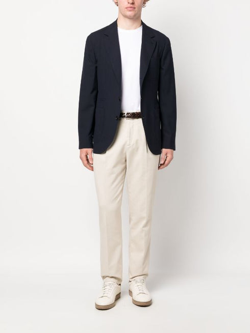 pantalones chinos de algodón cónicos