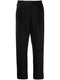elasticated-waist slouchy trousers