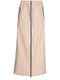 two-way zip-up maxi skirt