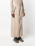 two-way zip-up maxi skirt