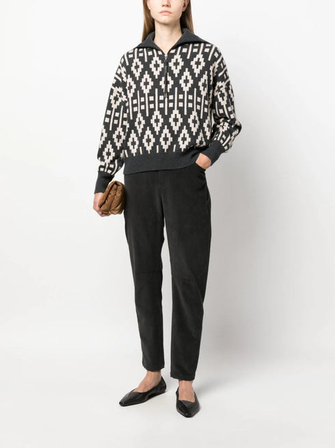 graphic knited sweatshirt