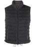 padded ribbed gilet