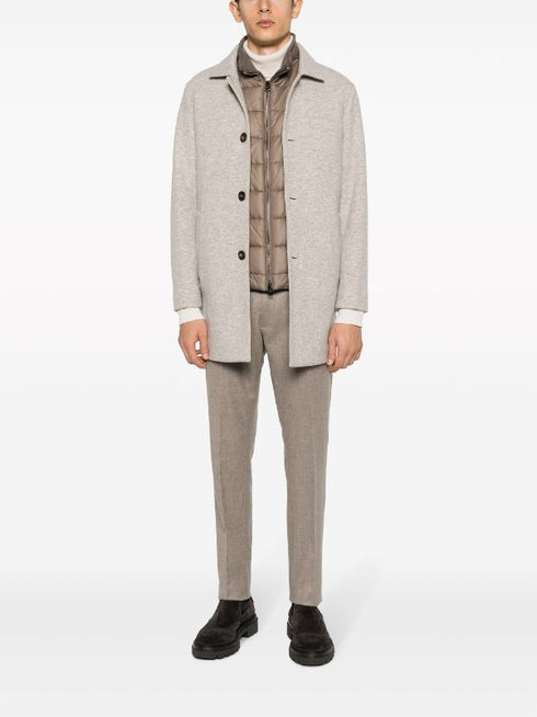 шерстяные брюки прямого кроя