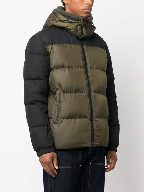 plumífero con capucha removible