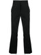 straight-leg wool trousers