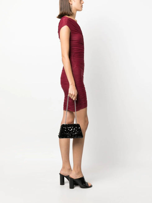 Bolso mini con lazo adornado con lentejuelas