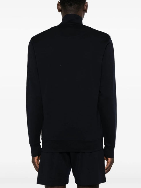half-zip wool jumper