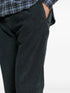 corduroy slim-cut trousers