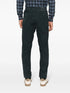 corduroy slim-cut trousers