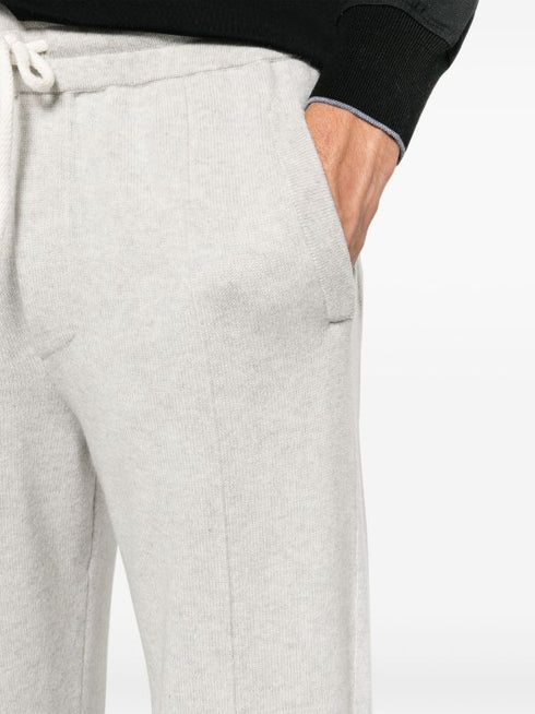 cashmere track trousers