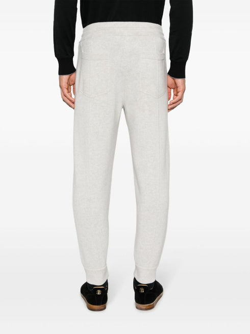 cashmere track trousers