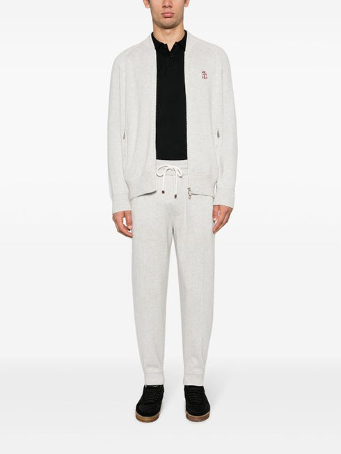 cashmere track trousers