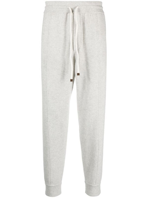 cashmere track trousers