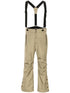 logo-print strap straight-leg trousers
