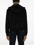 slouch-hood wool-blend jacket