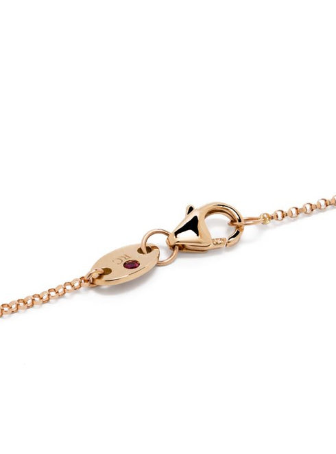 Pulsera Princesa Flor de Nácar en oro rosa de 18 kt