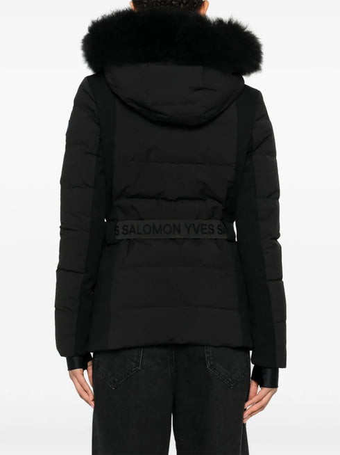 куртка-пуховик с цветными блоками