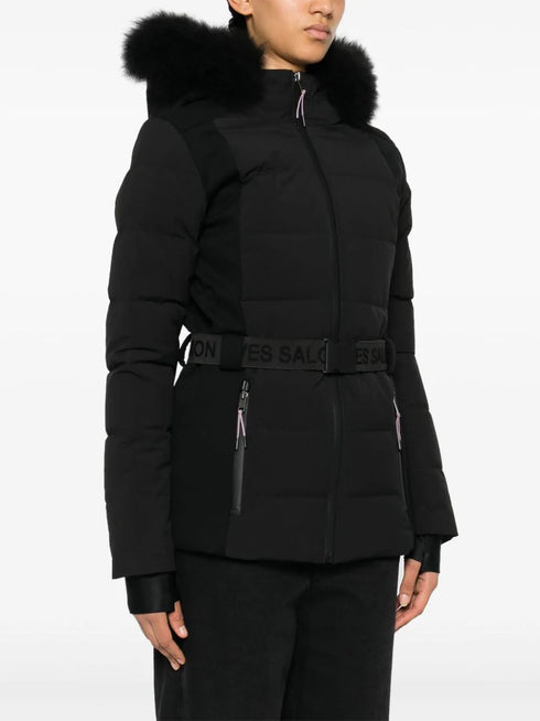 куртка-пуховик с цветными блоками