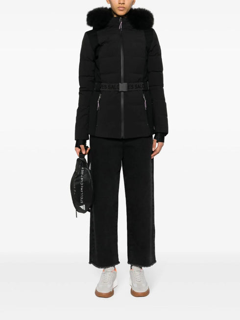 куртка-пуховик с цветными блоками