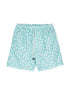 graphic-print drawstring-waistband swim shorts